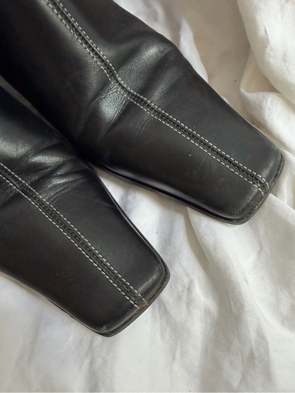 🖤Vintage // Aldo Square Toe Leather Boots🖤 - Picture 3 of 6